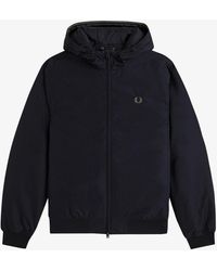 Fred Perry - Fred Perry Hooded Brentham Jacket - Lyst