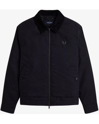 Fred Perry - Cotton Caban Jacket - Lyst