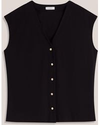 Hobbs - Hayley Button Front Top - Lyst