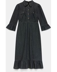 Mint Velvet - Denim Midi Shirt Dress - Lyst