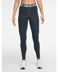 Nike - Pro Mid Rise Mesh Panelled Leggings - Lyst