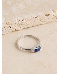 Next - Sterling Sapphire Coloured Stone Ring - Lyst