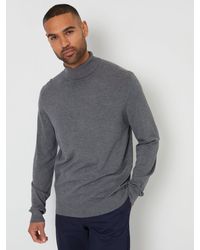 Threadbare - Knitted Roll Neck Jumper - Lyst