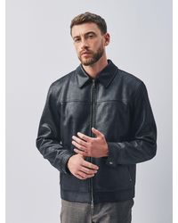 Next - Faux Leather Zip Through Jacket - Lyst