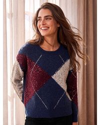 Roman - Petite Sequin Jumper - Lyst