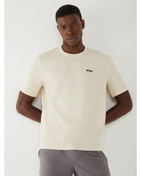 BOSS - Logo Regualr-Fit Waffle T-Shirt - Lyst
