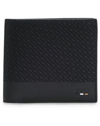 BOSS - Ray Signature Logo Billfold Wallet - Lyst