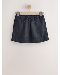 Next - Pull On Lightweight Denim Skirt - Lyst