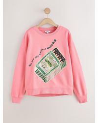 Next - Beaded Matcha Graphic Sweatshirt - Lyst