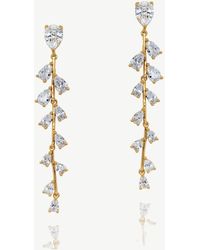 Ivory & Co. - Willow Trailing Vine Earrings - Lyst