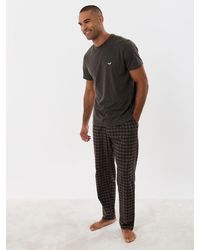 Threadbare - Dark/ Short Sleeve Pyjamas Set - Lyst