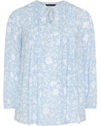 Evans - Pintuck Boho Top - Lyst