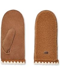 UGG - Fluff Scalloped Mitten Gloves - Lyst