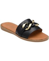 Lotus - Flat Mule Sandals - Lyst