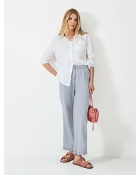 Crew - Company Demi Straight 100% Cotton Jeans - Lyst