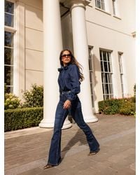 Lipsy - Mid Rise Flare Jeans - Lyst