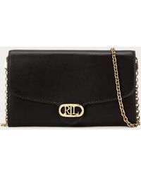 Ralph Lauren - Adair Leather Chain Cross-Body Clutch Bag - Lyst