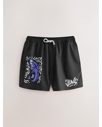 Next - License Printed Swim Shorts - Lyst