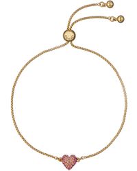 Ted Baker - Tone Adoria Kristall Sweetheart Verstellbares Armbandeinheitsgröße - Lyst