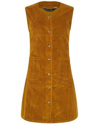 M Com - Cord Button Through Pinafore - Lyst