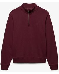 Superdry - Signature Emb Half Zip Sweat Top - Lyst