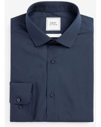 Next - Slim Fit Easy Care Single Cuff Smart Shirt - Lyst
