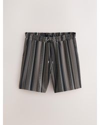 Next - Jersey Textured Pattern Shorts - Lyst