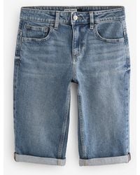 Next - Bermuda Denim Shorts - Lyst