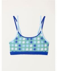 FatFace - Fatface Sun Print Bikini Crop Top - Lyst