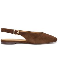 Dune - Leather Honora Ballet Suede Pumps - Lyst