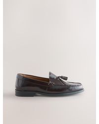 Next - Leather Tassel Loafers - Lyst