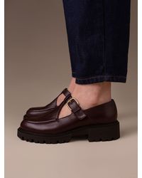 Celtic & Co. - Chunky T Bar Loafers - Lyst