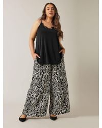 Evans - Lace Trim Cami - Lyst