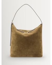 A.P.C. - A. P.C. Vera Suede Bag - Lyst