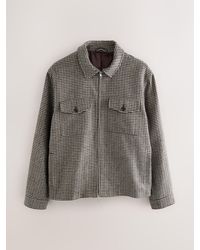 Next - Smart Dogtooth Twin Pocket Jacket - Lyst