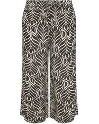M Com - Petite Printed Culottes - Lyst