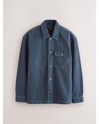 Next - Canvas Shacket Overshirt - Lyst