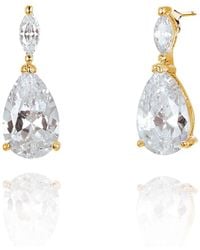 Ivory & Co. - Tone Genova Earrings - Lyst