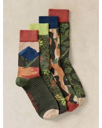 White Stuff - Floral Geo Ankle Socks 4 Pack - Lyst