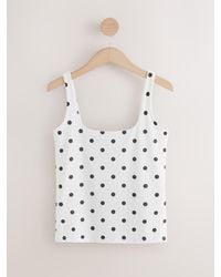 Next - Soft Touch Slinky Scoop Neck Vest Top - Lyst
