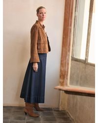 Phase Eight - Phase Eight 100% Cotton Mavis Denim Skirt - Lyst