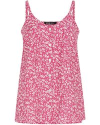 Yours Curve - Button Cami Vest Top - Lyst