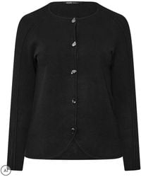 Yours Curve - Button Through Cardigan - Lyst