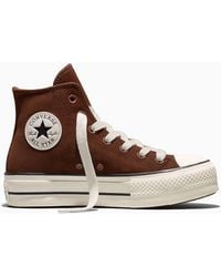 Converse - Chuck Taylor Lift Platform Cozy Trainers - Lyst