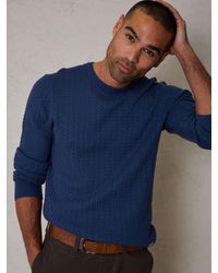 Threadbare - Cable Knit Rib Crew Neck Jumper - Lyst