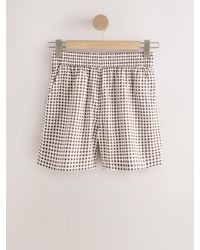 Next - Linen Rich Summer Shorts - Lyst