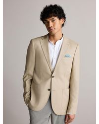 Next - Regular Fit Linen Blend Blazer - Lyst
