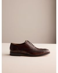 Next - Signature Leather Sole Brogue Shoes - Lyst