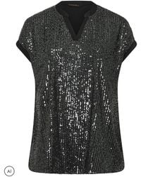 Evans - Embellished Sequin Top - Lyst