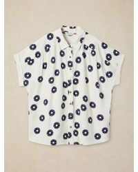 White Stuff - Orla Cotton Button Through Shirt - Lyst